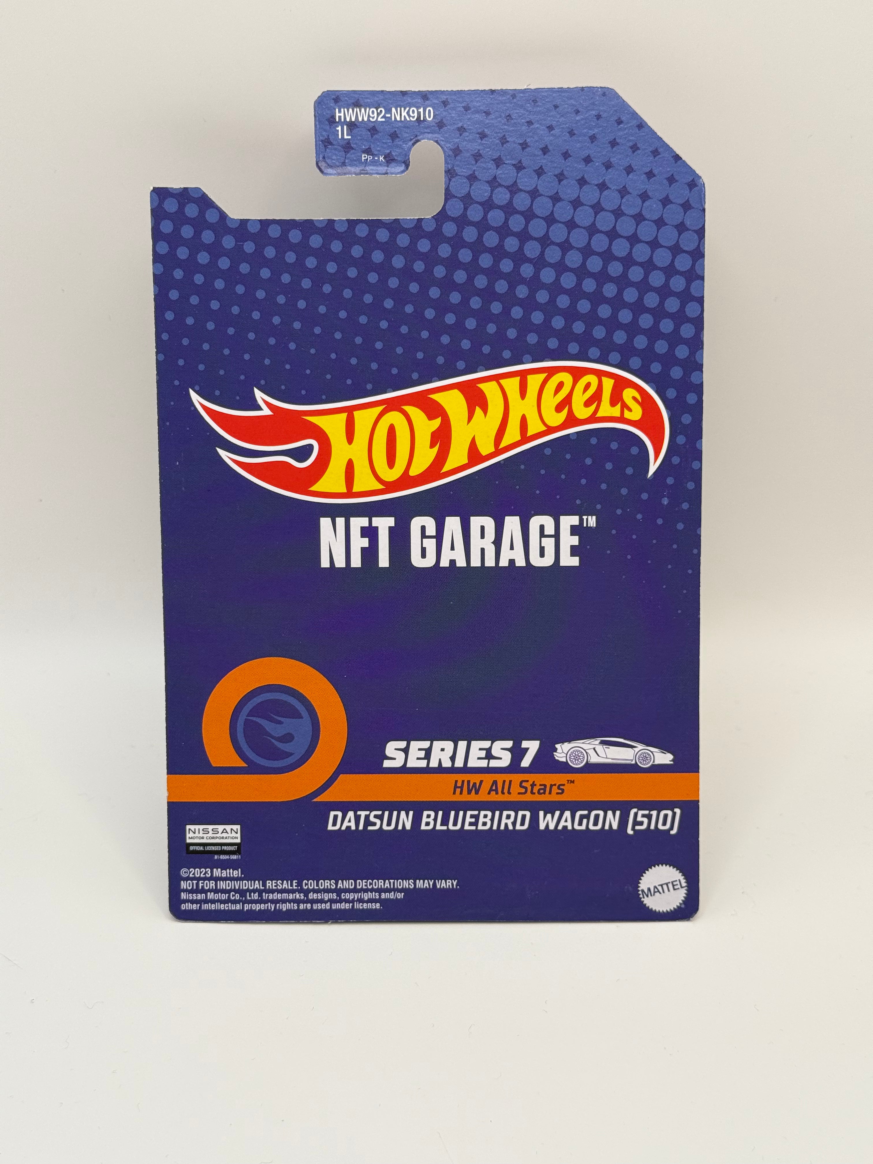 Hot Wheels NFTG Garage Series 7 Datsun Bluebird 510 Wagon Green
