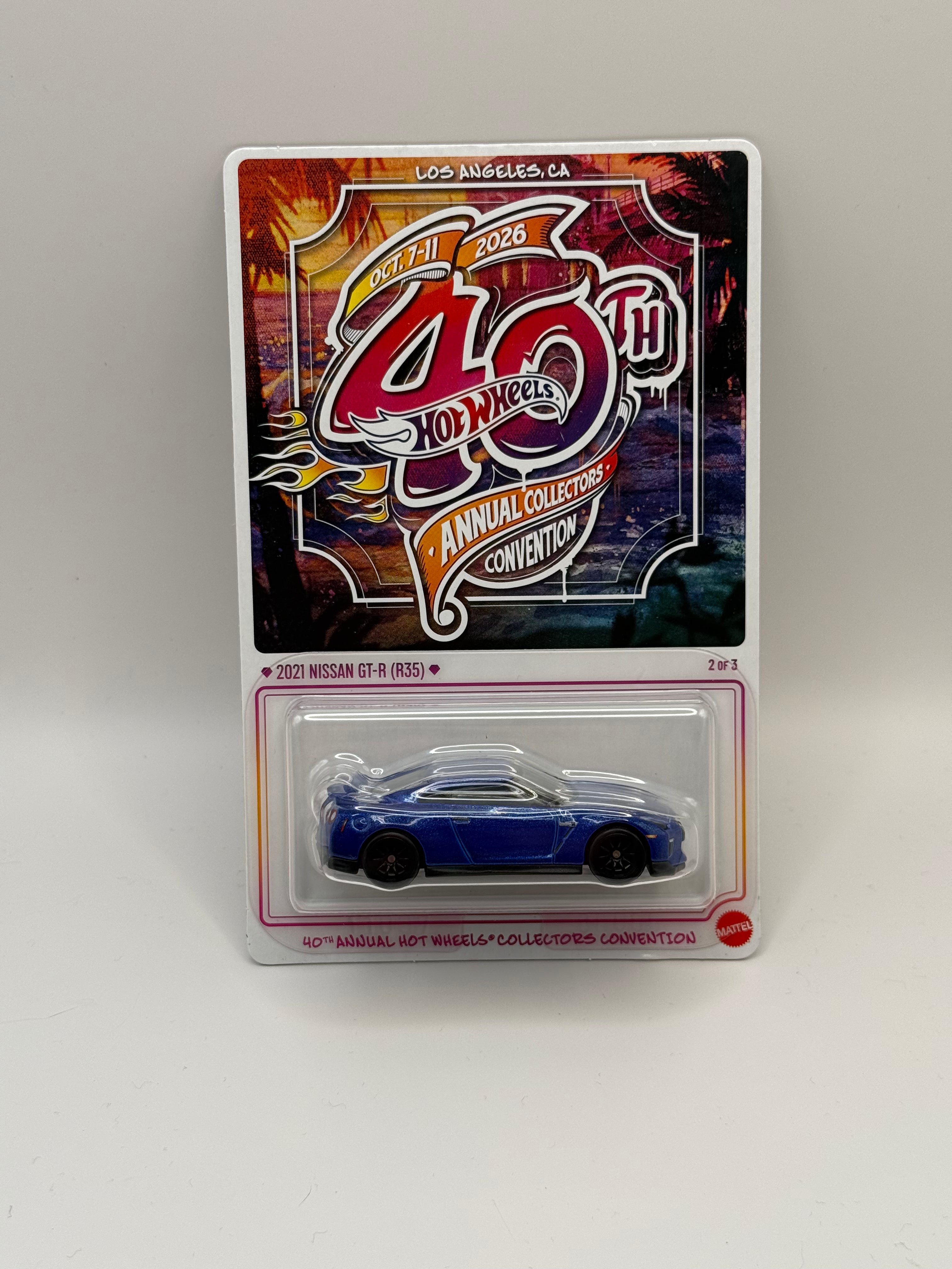 2026 Hot Wheels 40th LA Collectors Convention 2021 Nissan GT-R (R35)
