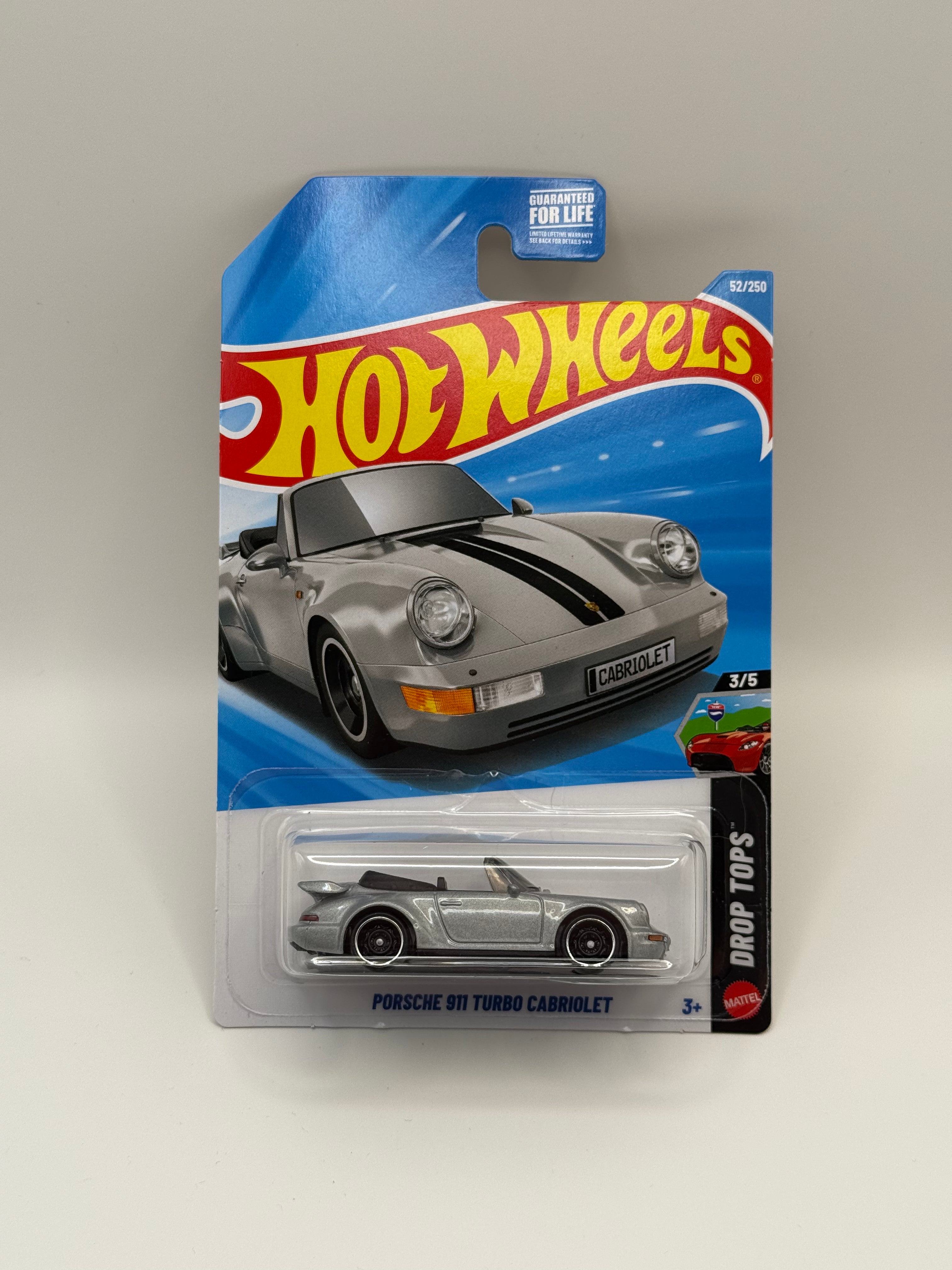 2027 Hot Wheels "A" Case Porsche 911 Turbo Cabriolet