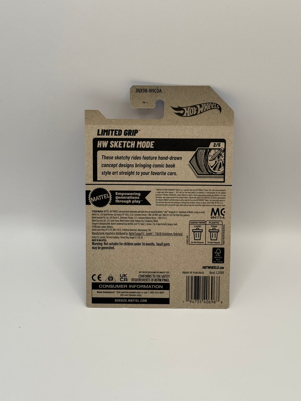 2027 Hot Wheels "A" Case Limited Grip
