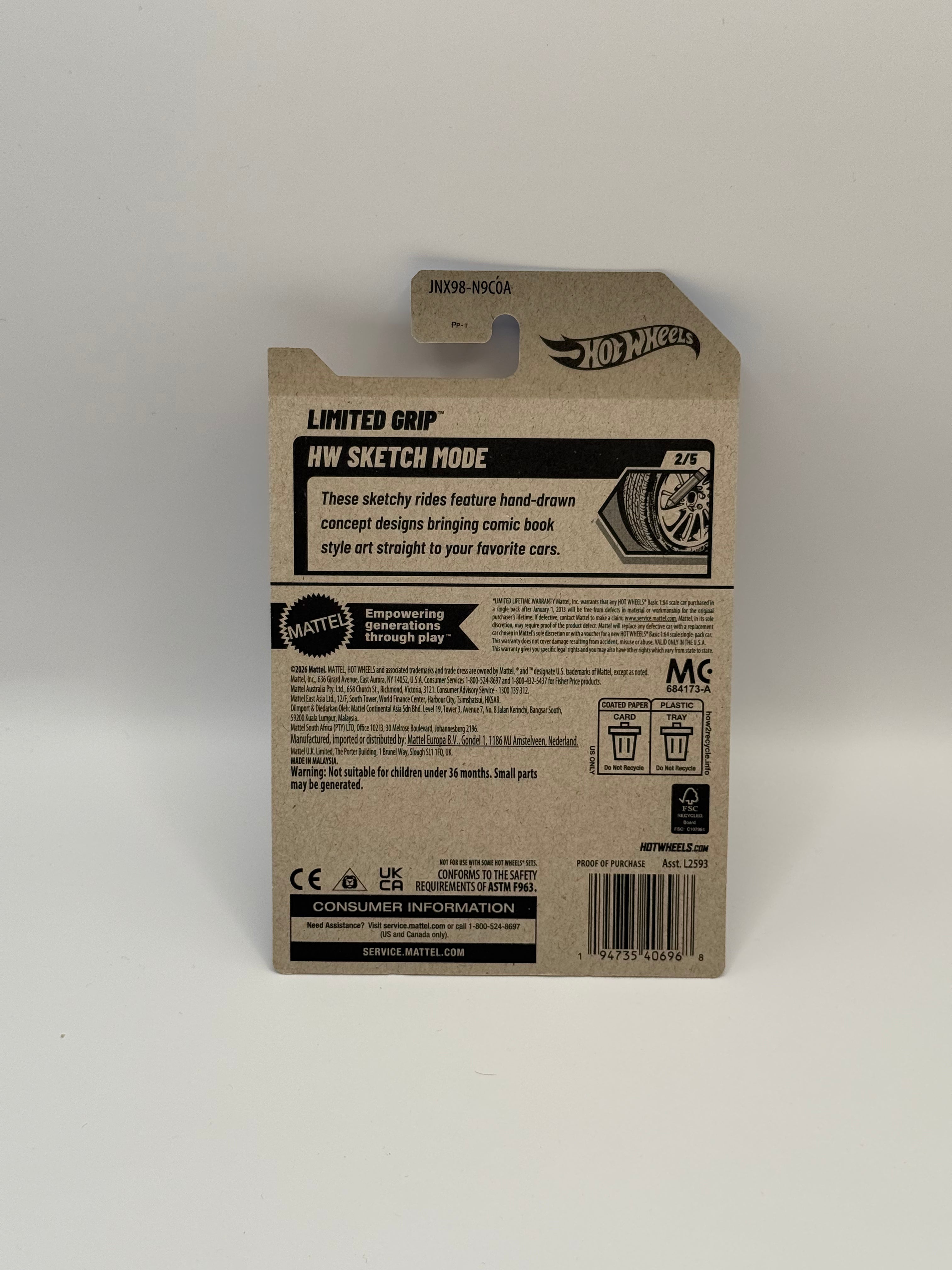 2027 Hot Wheels "A" Case Limited Grip