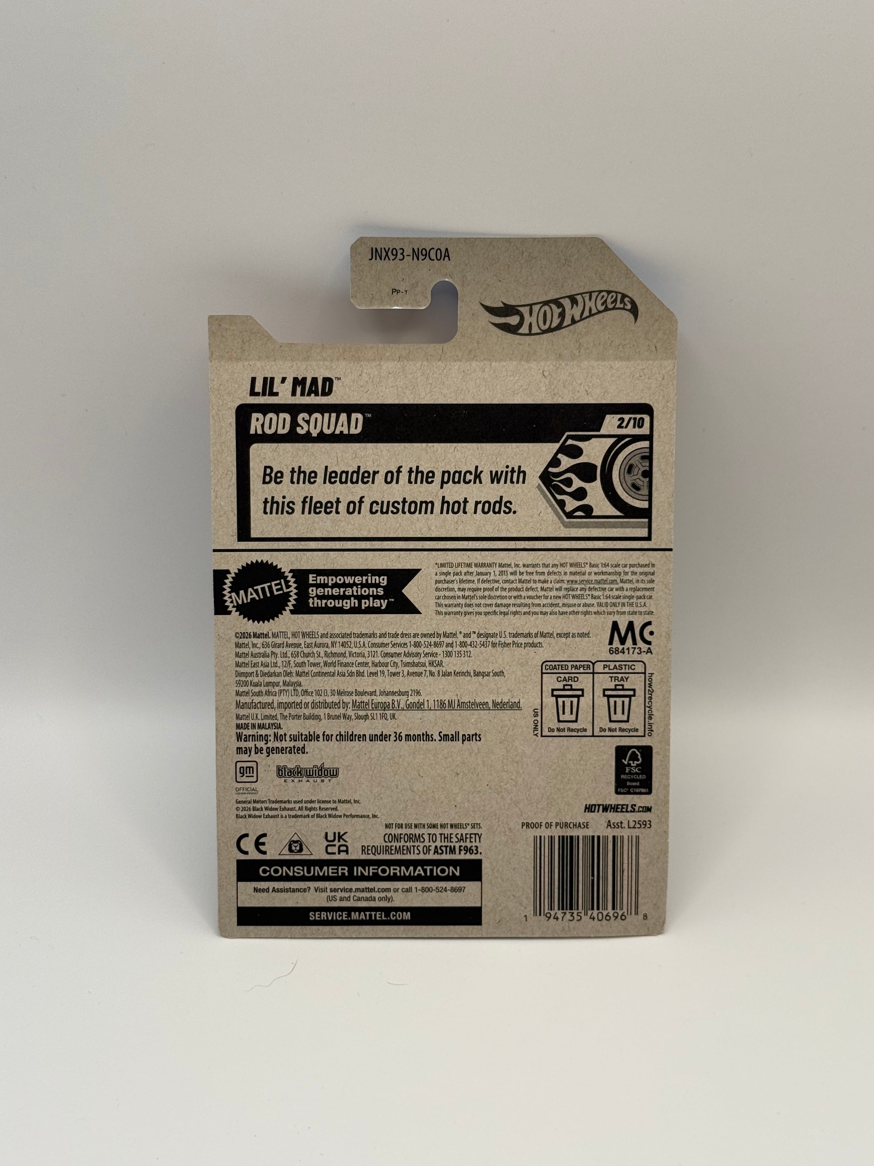 2027 Hot Wheels "A" Case Lil' Mad