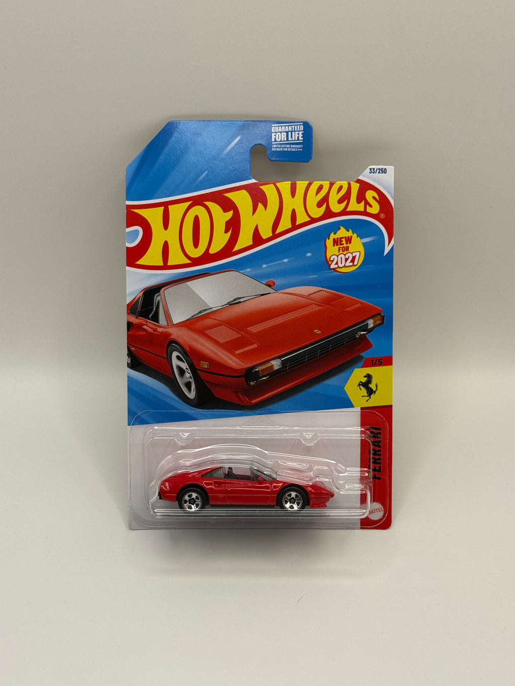 2027 Hot Wheels "A" Case Ferrari 308 GTS