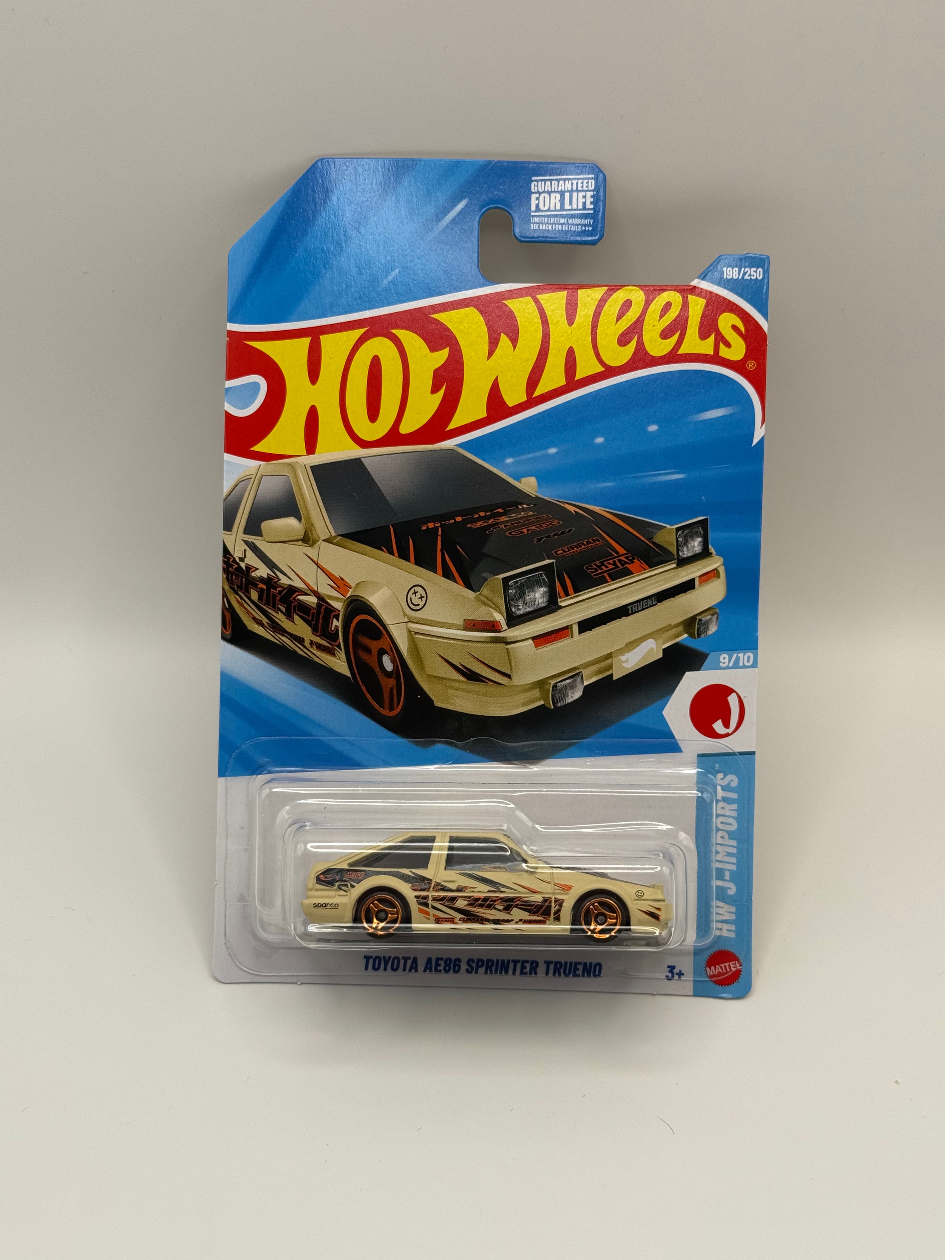 2027 Hot Wheels "A" Case Toyota AE86 Sprinter Trueno