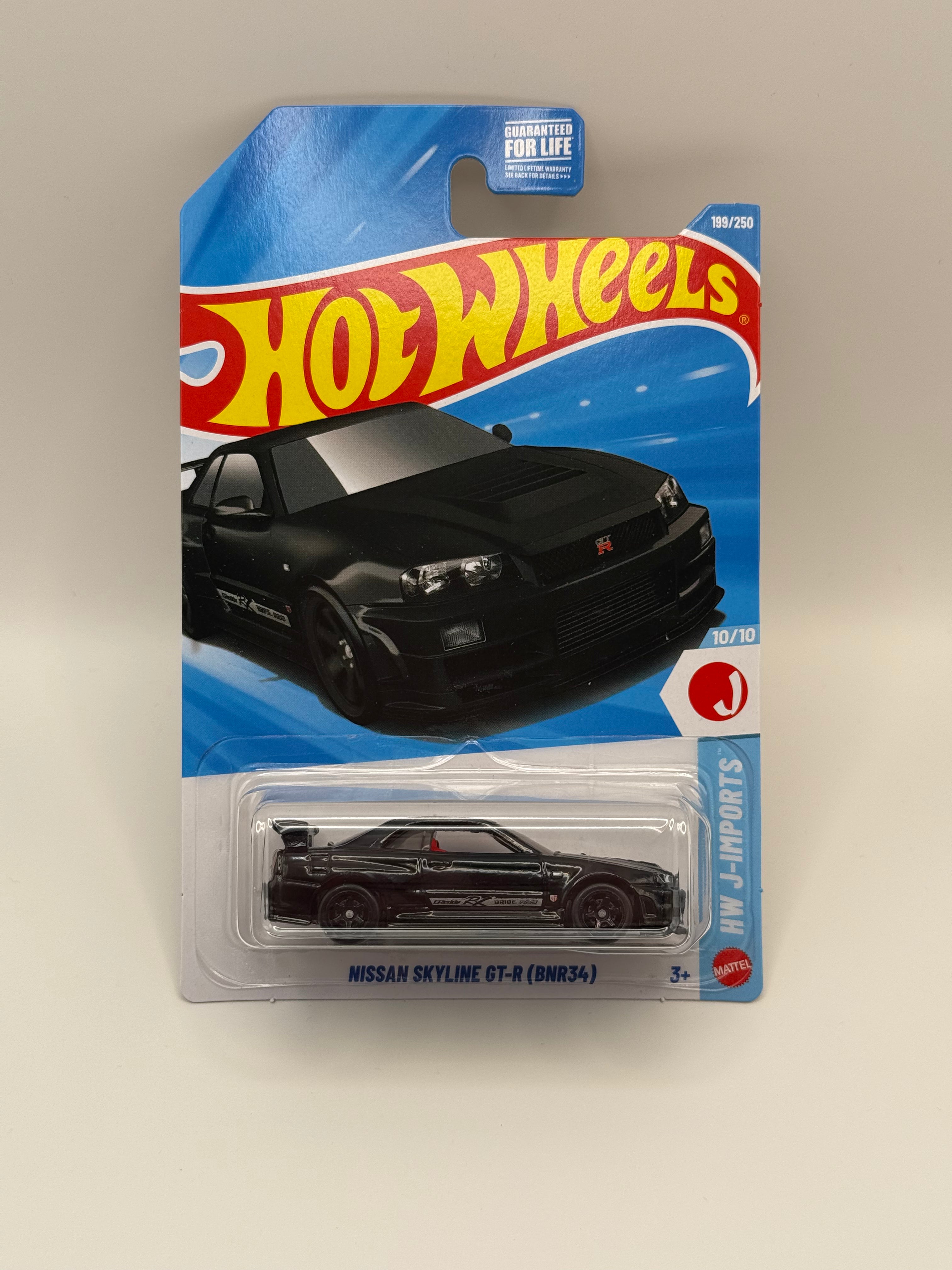 2027 Hot Wheels "A" Case Nissan Skyline GT-R (BNR34)