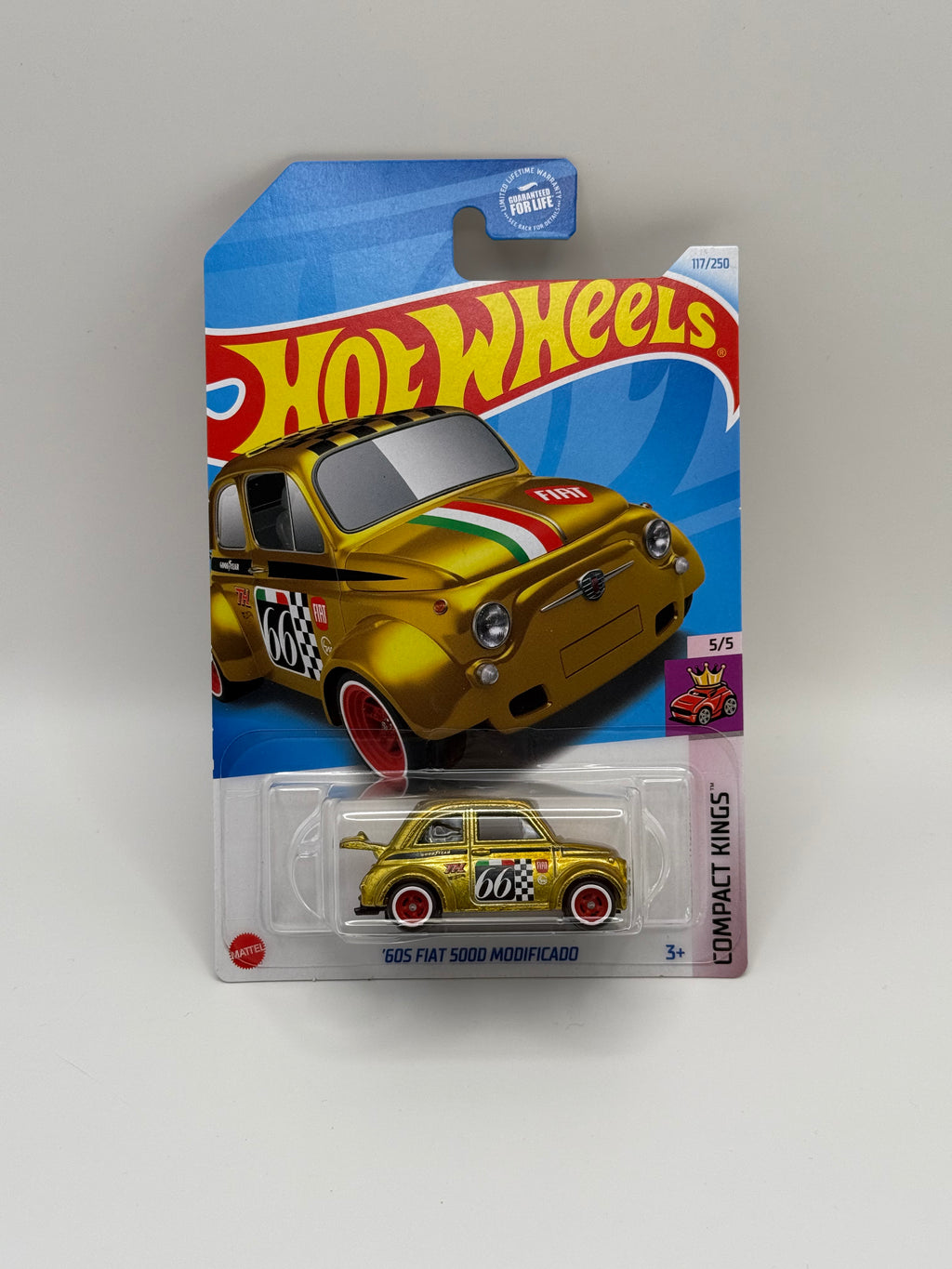 Hot Wheels 2024 Super Treasure Hunts '60s Fiat 500D Modificado