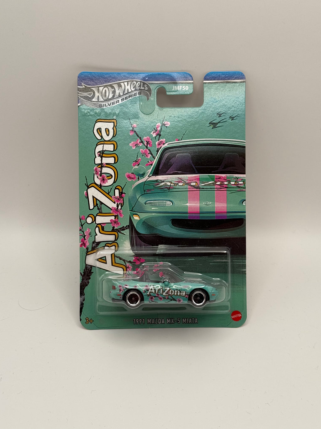Hot Wheels Arizona 1991 Mazda MX-5 Miata Silver Series