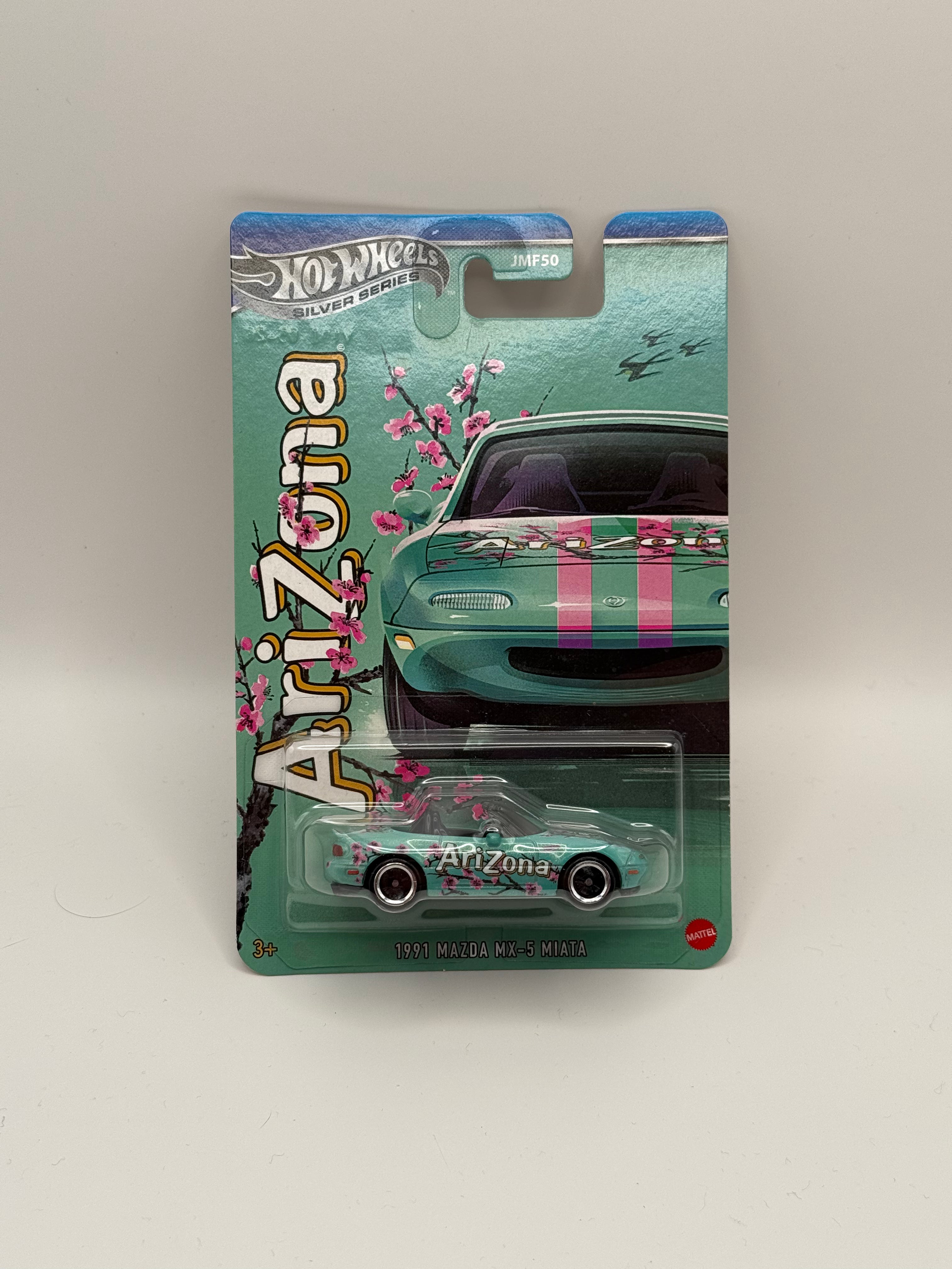 Hot Wheels Arizona 1991 Mazda MX-5 Miata Silver Series