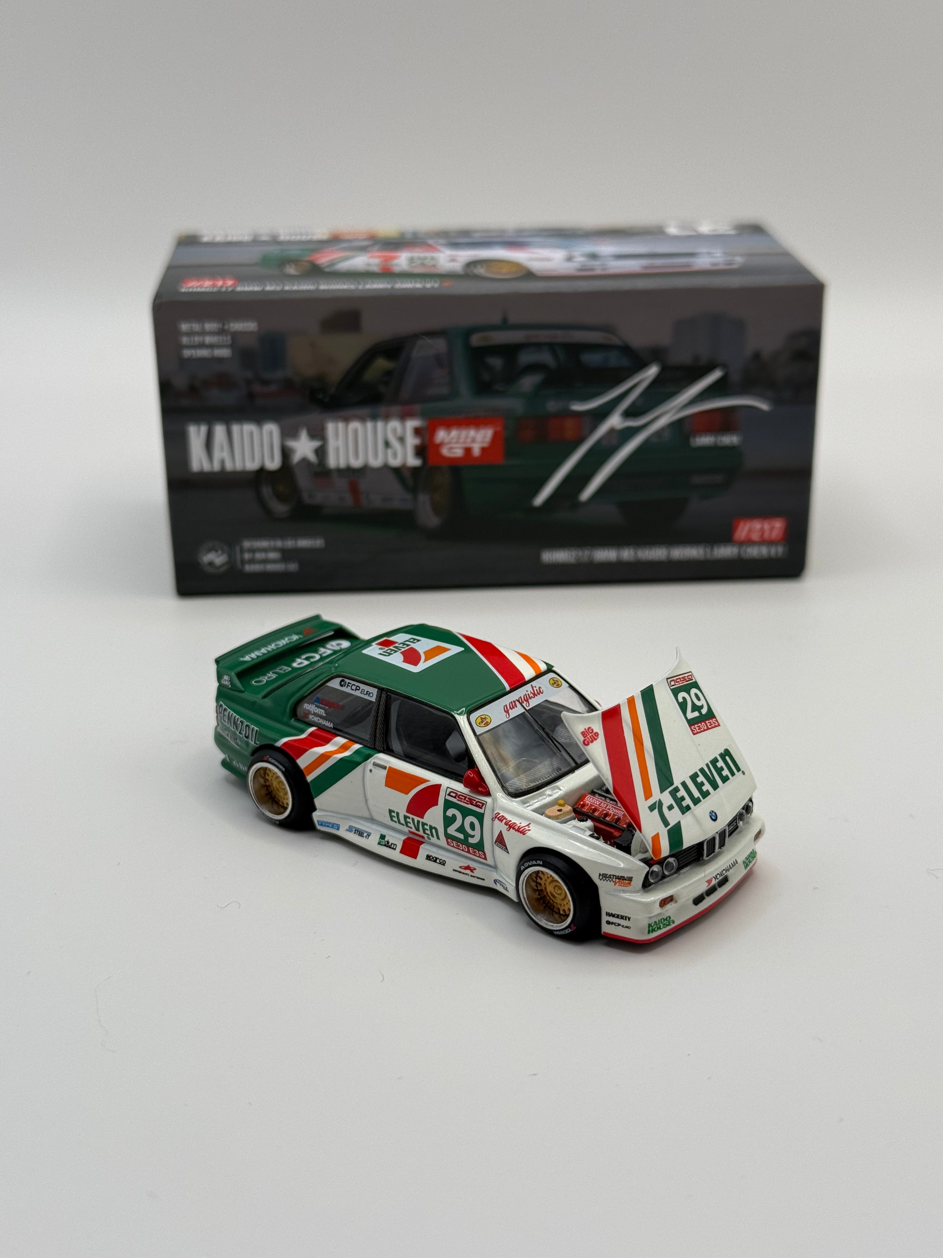 Kaido House x Mini GT 1:64 BMW M3 Kaido Works Larry Chen V1 – USA Exclusive – MiJo Exclusives