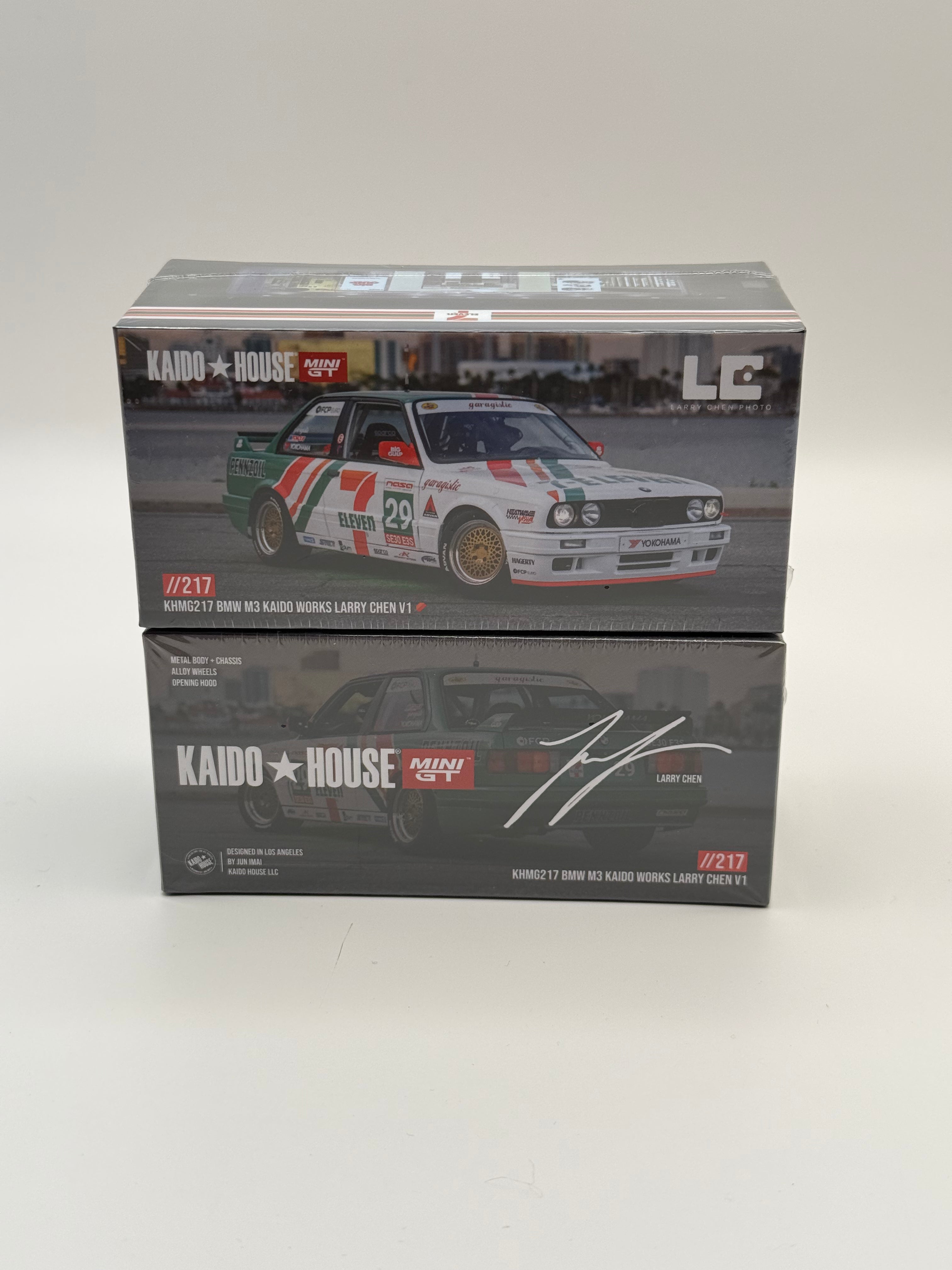 Kaido House x Mini GT 1:64 BMW M3 Kaido Works Larry Chen V1 – USA Exclusive – MiJo Exclusives