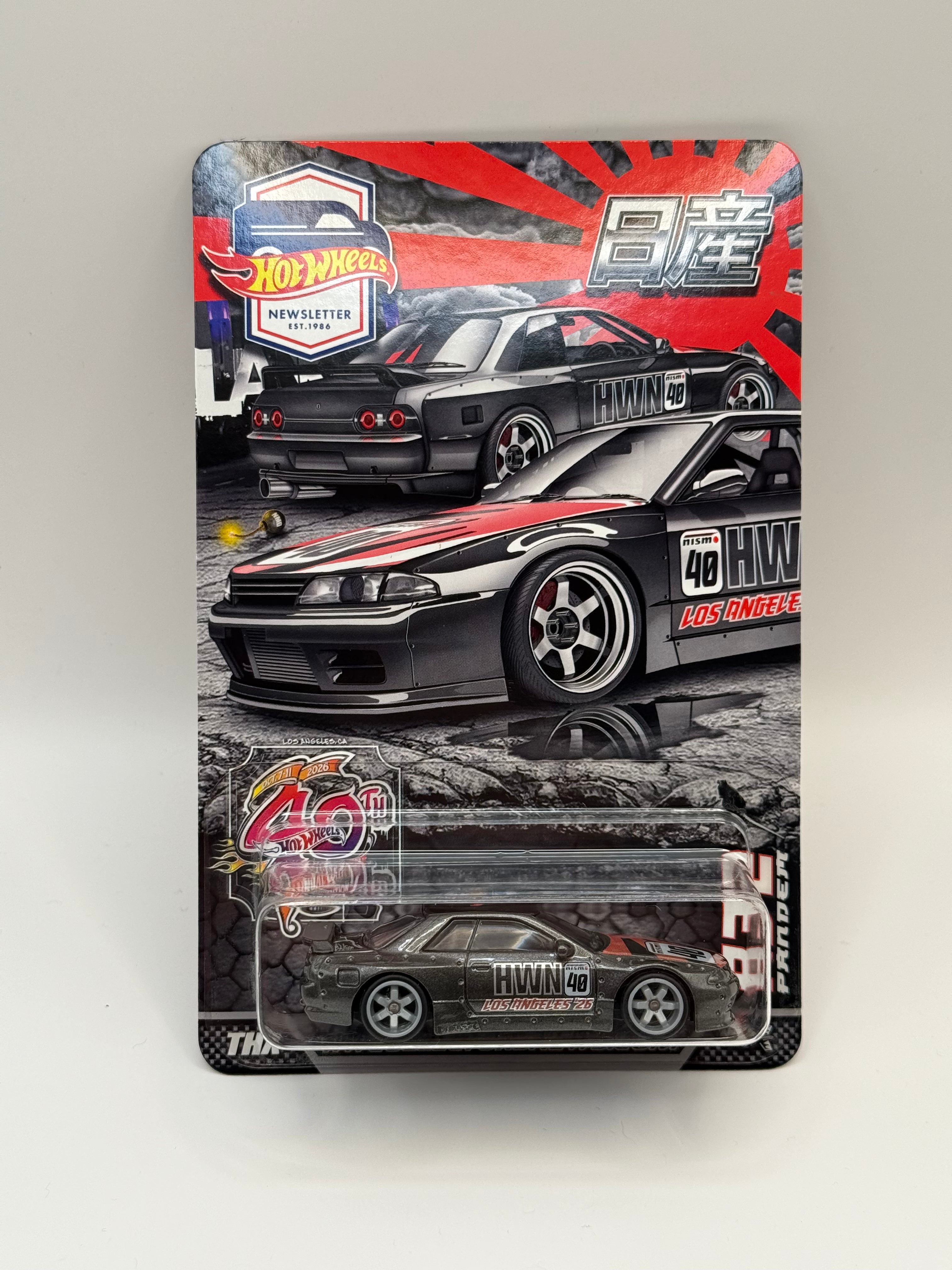 2026 Hot Wheels Los Angeles Convention Newsletter Skyline GT-R (R32)